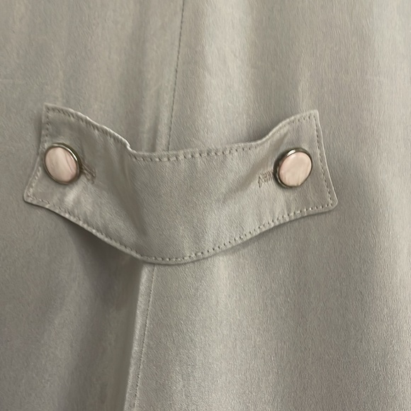 Vintage Beechers Brook Taupe Coat with Removable Scarf Hood - Picture 7 of 8